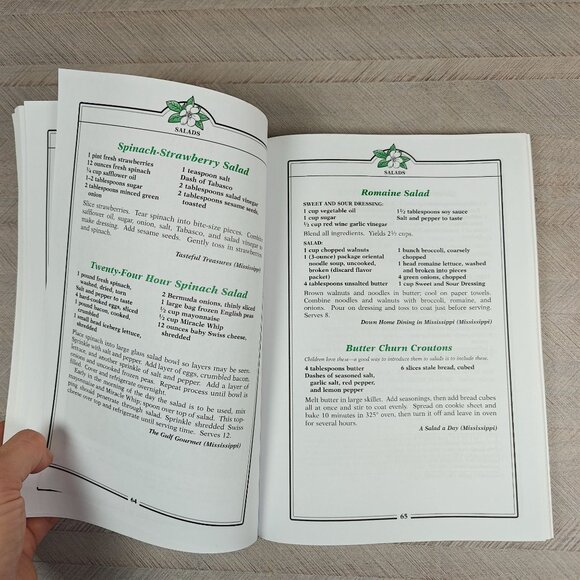 Deep South Cookbook Louisiana Mississippi Alabama Recipes Vintage Local Ethnic - Picture 7 of 8